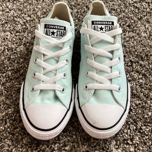 Converse Low top Aqua Mist Size 3